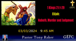This image features an advertisement for a church service, including a depiction of a biblical scene, details of the event, and a photo of the pastor.
